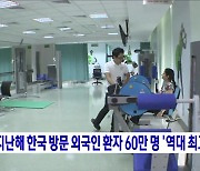 지난해 한국 방문 외국인 환자 60만 명 '역대 최고'