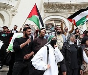 TUNISIA PROTEST ISRAEL GAZA CONFLICT
