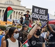 컬럼비아大 시위대, '해밀턴홀' 점거…대치 장기화되나