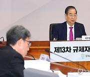 규제자유특구위원회 회의에 참석한 한덕수 총리