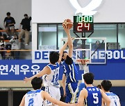 [JB포토] 2024 KUSF 대학농구 U-리그, 연세대와 단국대 경기 점프볼