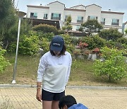 '이규혁♥', 손담비에 무릎 꿇었다 "자상한 남편 덕에 행복"