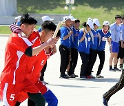 '5·1절' 134주년을 맞아 열린 북한 체육 경기 대회