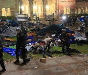 미 경찰, 대학 텐트 강제 해체…UCLA 학생 수십명 체포