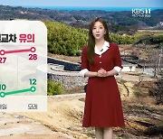 [날씨] 대전·세종·충남 내일 낮 초여름 더위…큰 일교차 유의