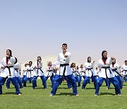 세계태권도연맹, 요르단서 난민캠프 스포츠 축제 개최