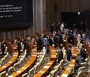 [1보] '채상병특검법' 野 단독 처리로 국회 본회의 통과