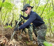 육군 11사단, 홍천군 사오랑고개 일원서 유해발굴 작전