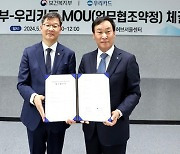우리카드, '가족돌봄청년 대상 자기돌봄비 지원' 복지부와 업무협약