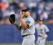 '산체스 7이닝 무실점' 한화, KIA 꺾고 2연패 탈출