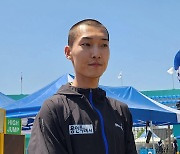 '삭발 투혼' 우상혁, 남다른 올림픽 각오 머리도 밀었다…기록은 2m25로 주춤