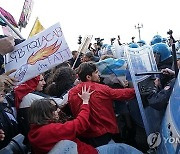 ITALY PROTEST EUROPEAN PARLIAMENT CANDIDATE