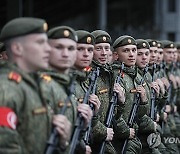 RUSSIA VICTORY DAY PARADE REHEARSAL