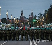 RUSSIA VICTORY DAY PARADE REHEARSAL