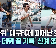 최하위 대구FC의 희망···이어지는 '새 얼굴 첫 득점'