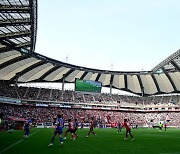 축구 열기 가득한 서울월드컵경기장, '5만 2600여명 팬들과 함께' [사진]