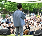 어린이날 앞두고 열린 기념 음악회에서 인사말 하는 오세훈 서울시장