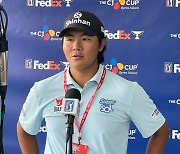 PGA 투어 올해 첫 톱10 챙긴 김성현 "친숙한 CJ 로고와 한식 실컷 먹었더니 샷이 잘돼"