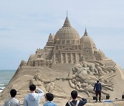 [포토] 해운대 모래 작품