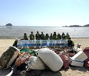 코오롱ENP, 영종도 해변 정화