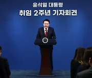 [尹 취임 2년 회견] "한미동맹 변치 않을 것…러와는 사안별 협력"(종합)