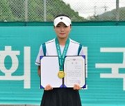 원주여고 이다연 전국학생선수권 테니스대회 금