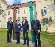 '한국 정부 지원' 독일 최초의 6·25전쟁 참전기념물 제막식