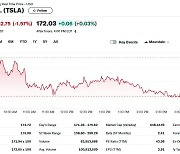 테슬라 1.57%-리비안 0.49%-니콜라 0.54%, 전기차 일제↓(상보)