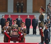 북한 김정은, '북한의 괴벨스' 김기남 장의식 참석
