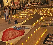 [포토] 멕시코 실종자를 위한 촛불집회
