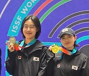 사격 김예지, 월드컵 여자  25m 권총서 '세계新' 세우며 금메달