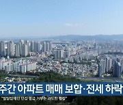 충북 주간 아파트 매매 보합·전세 하락