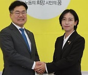 박찬대 원내대표, 황운하-장혜영-양향자-용혜인 예방