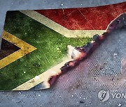 South Africa Election Burning Flag