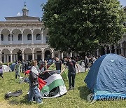 Italy Israel Palestinians Campus Protest