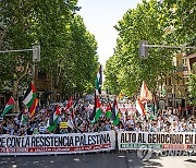 SPAIN PROTEST ISRAEL GAZA CONFLICT