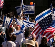[포토] 미국 워싱턴대 친이스라엘 시위