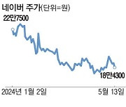 "실적 악재" vs "현금 확보"…네이버 주가는 연일 하락