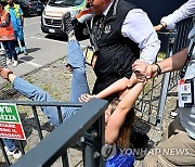 ITALY PROTEST TENNIS