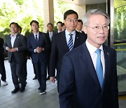 민주당 정치검찰 사건조작 특별대책단 '법무부 항의방문'