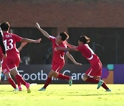 “괴뢰한국에 7:0 타승”…북한 여자축구 승리 전하며 태극마크 모자이크