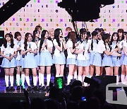 [TD포토] 트리플에스 '더쇼 1위 너무 행복해'