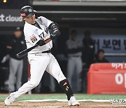 강백호 13호포+장성우 싹쓸이 결승타…KT, 롯데 7-4 꺾고 3연패 탈출 [수원:스코어]