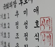 국회의장 민주당 경선 2파전