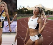 월 수입 100억·팔로워 500만…미녀 육상선수 파리올림픽 본선행