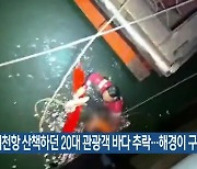 대천항 산책하던 20대 관광객 바다 추락…해경이 구조