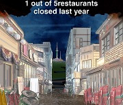 [Graphic News] 1 out of 5 restaurants closed last year