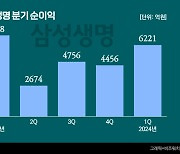 업계 1위 면모 보여준 삼성생명…순익 6221억원