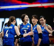 일본 여자배구, '세계 1위' 튀르키예 잡았다…튀르키예 22연승도 끝