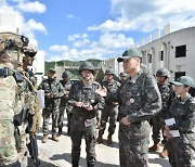 김명수 합참의장 “훈련과 전투는 별개 아니다” 과학화전투훈련 한미軍에 ‘작전태세 확립’ 당부